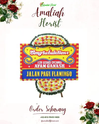 Bunga Papan Congratulation di Paniis